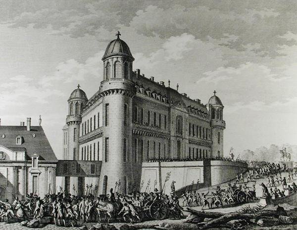 Děla převezena z Chantilly do Paříže, 9. srpna 1789 od Jean Louis Prieur