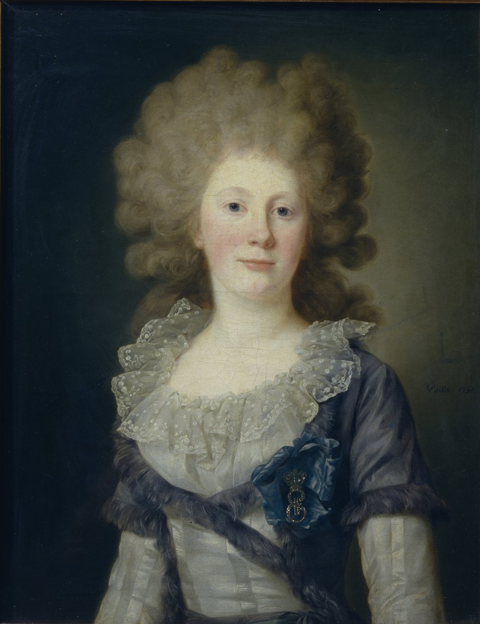 Portrét hraběnky Sofie Vladimirovna Panina 1774-1844, 1791 od Jean Louis Voille