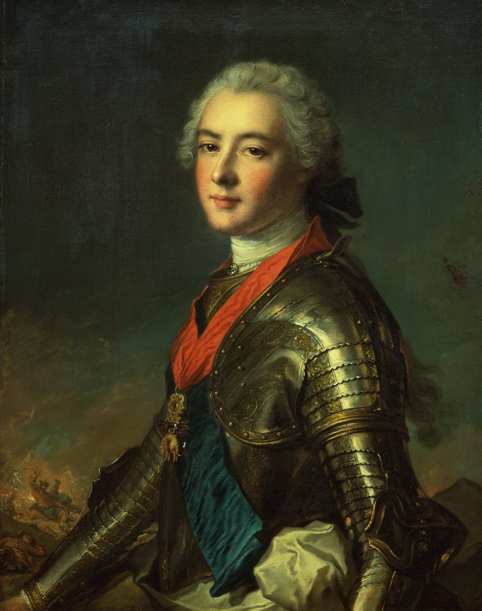 Portrét Louis Jean Marie de Bourbon, vévoda z Penthievre (olej na plátně) od Jean Marc (studio of) Nattier