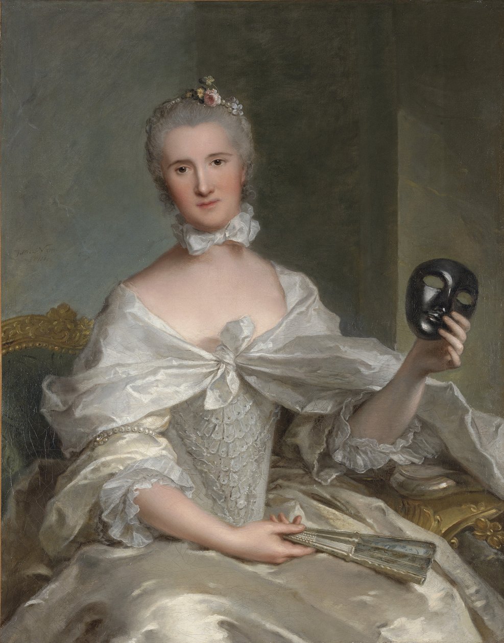 Bonne Marie Félicité de Sérent od Jean Marc Nattier