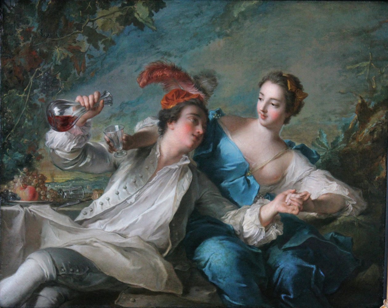 Německy: Die Liebenden The Loving od Jean Marc Nattier