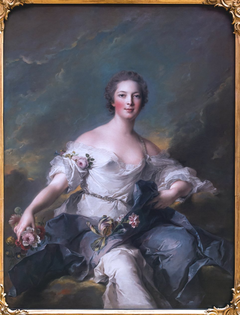 Německy: Die Marquise de Baglion als Flora Markýza z Baglionu jako Flora od Jean Marc Nattier