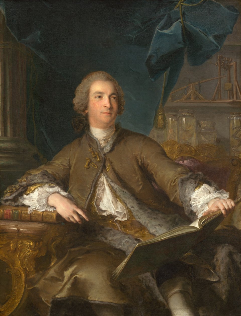Joseph Bonnier de la Mosson, 1745. od Jean Marc Nattier