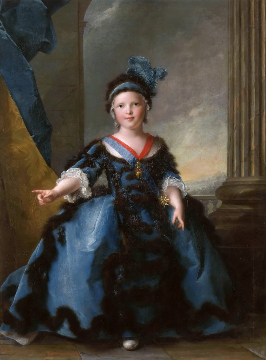 Louis Joseph Xavier, vévoda burgundský 1751-1761 od Jean Marc Nattier