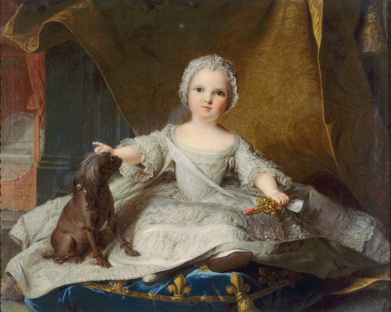 Marie Zephirine z Francie od Jean Marc Nattier