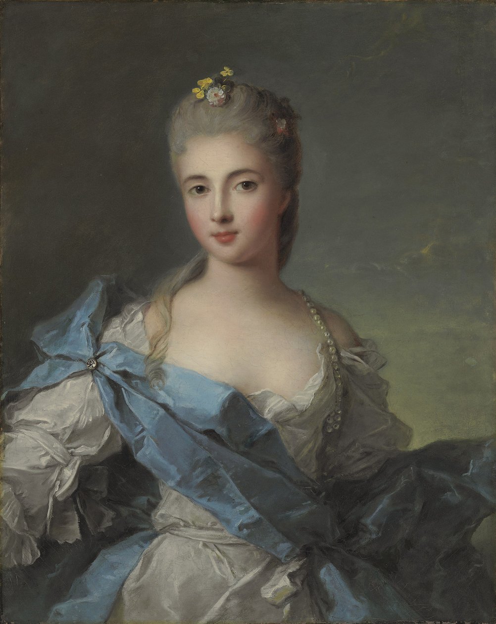 Portrét vévodkyně z La Rochefoucauld od Jean Marc Nattier