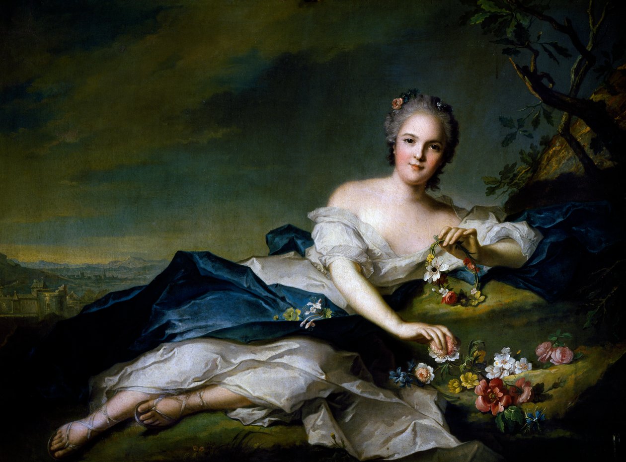 Portrét Henrietty Marie z Francie (Paříž od Jean Marc Nattier