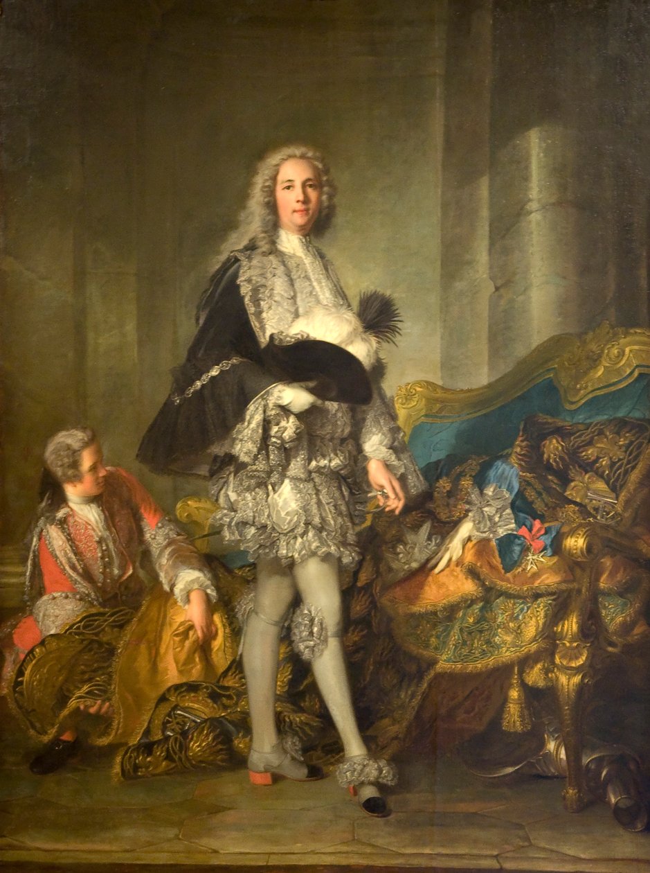 Portrét vévody Richelieu, maršála Francie (1696-1788) od Jean Marc Nattier