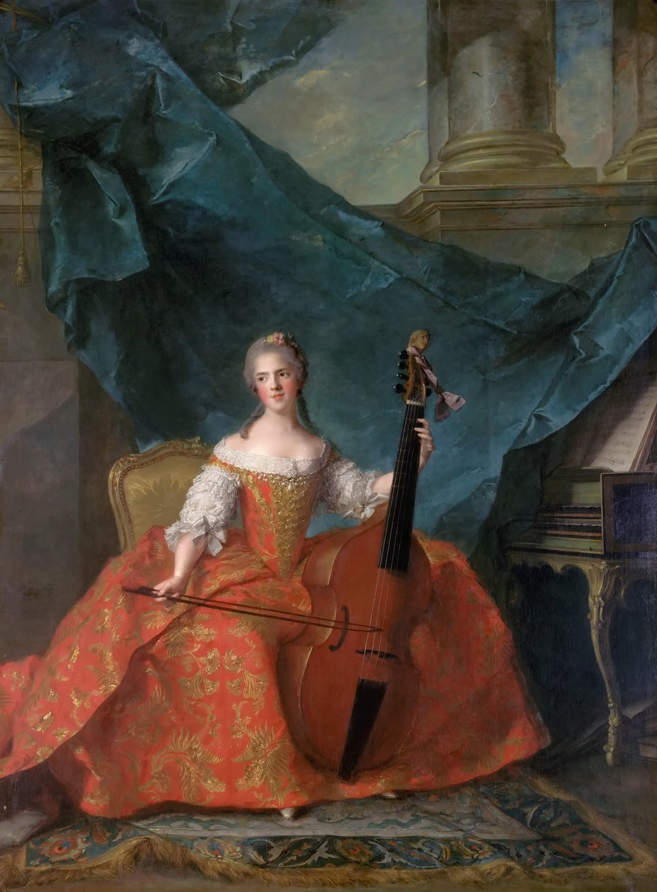 Francouzská princezna Anne Henriette 1727-1752 od Jean Marc Nattier