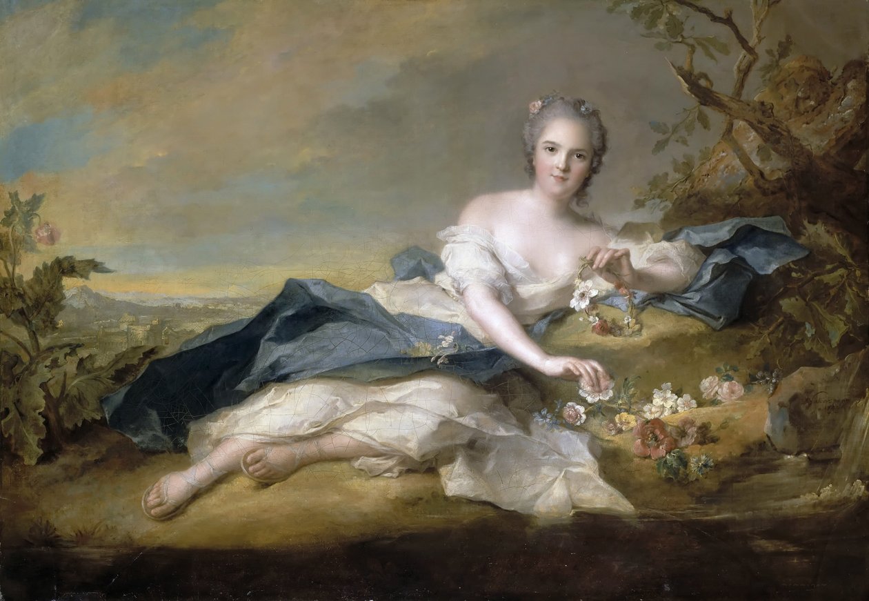 Francouzská princezna Anne Henriette 1727-1752 od Jean Marc Nattier