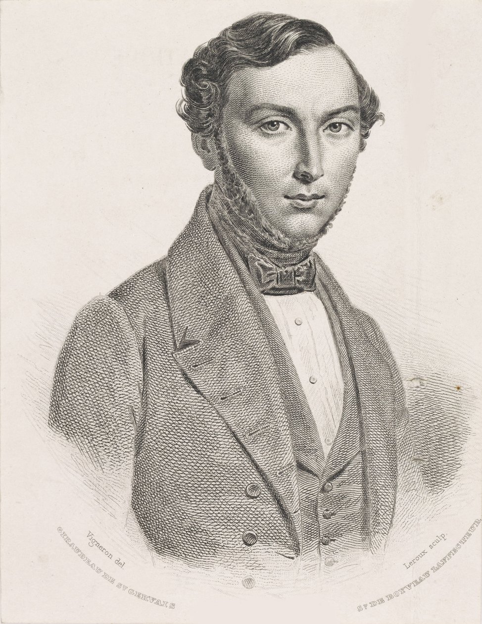 Portrét Jeana Giraudeaua 1801-1861, 1839-1840. od Jean Marie Leroux