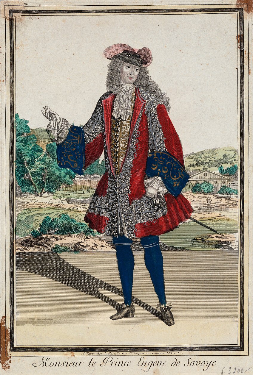 princ Evžen Franz Savojský od Jean Mariette