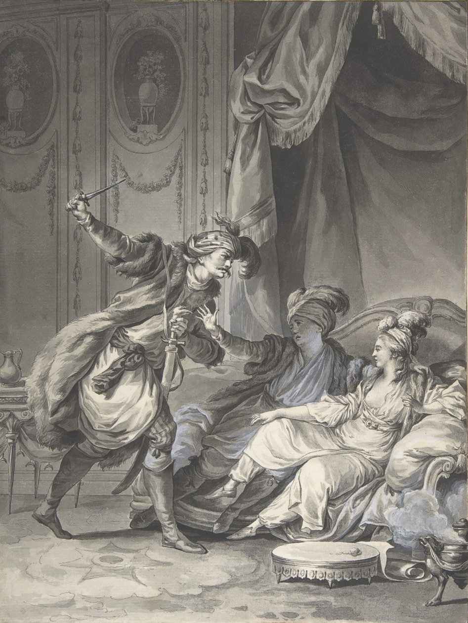 Jak tam byli, přijíždí strýc, ca. 1778. od Jean Michel Moreau