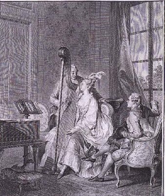 The Common Chord, vyrytý I.S. Helman (1743-1809) od Jean Michel the Younger (after) Moreau