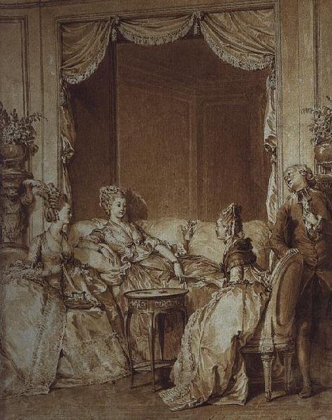 Neboj se, můj dobrý příteli od Jean Michel the Younger Moreau