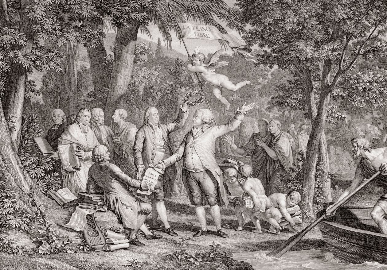 Mirabeau (Honore Gabriel Riqueti, hrabě z Mirabeau od Jean Michel the Younger Moreau