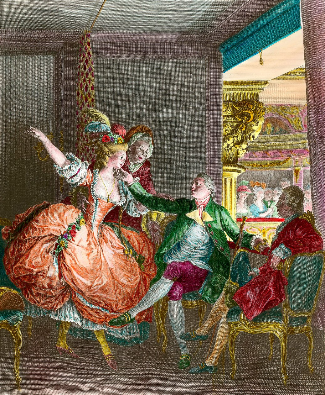 Závěsný od Jean Michel the Younger Moreau