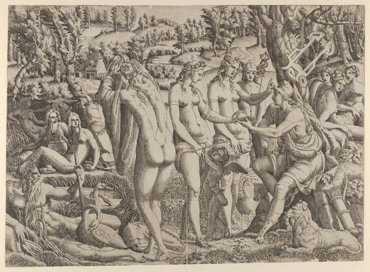 Soud v Paříži, 1535-55. od Jean Mignon