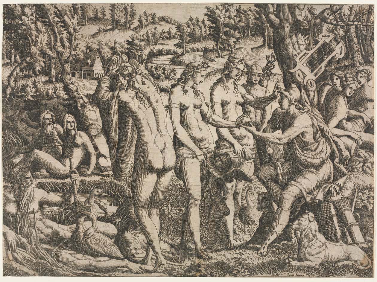 Soud z Paříže, c. 1545. od Jean Mignon