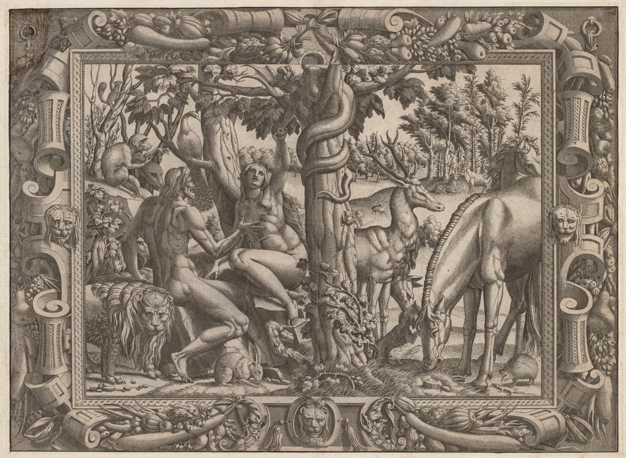Pokušení Evy, c. 15451547. od Jean Mignon