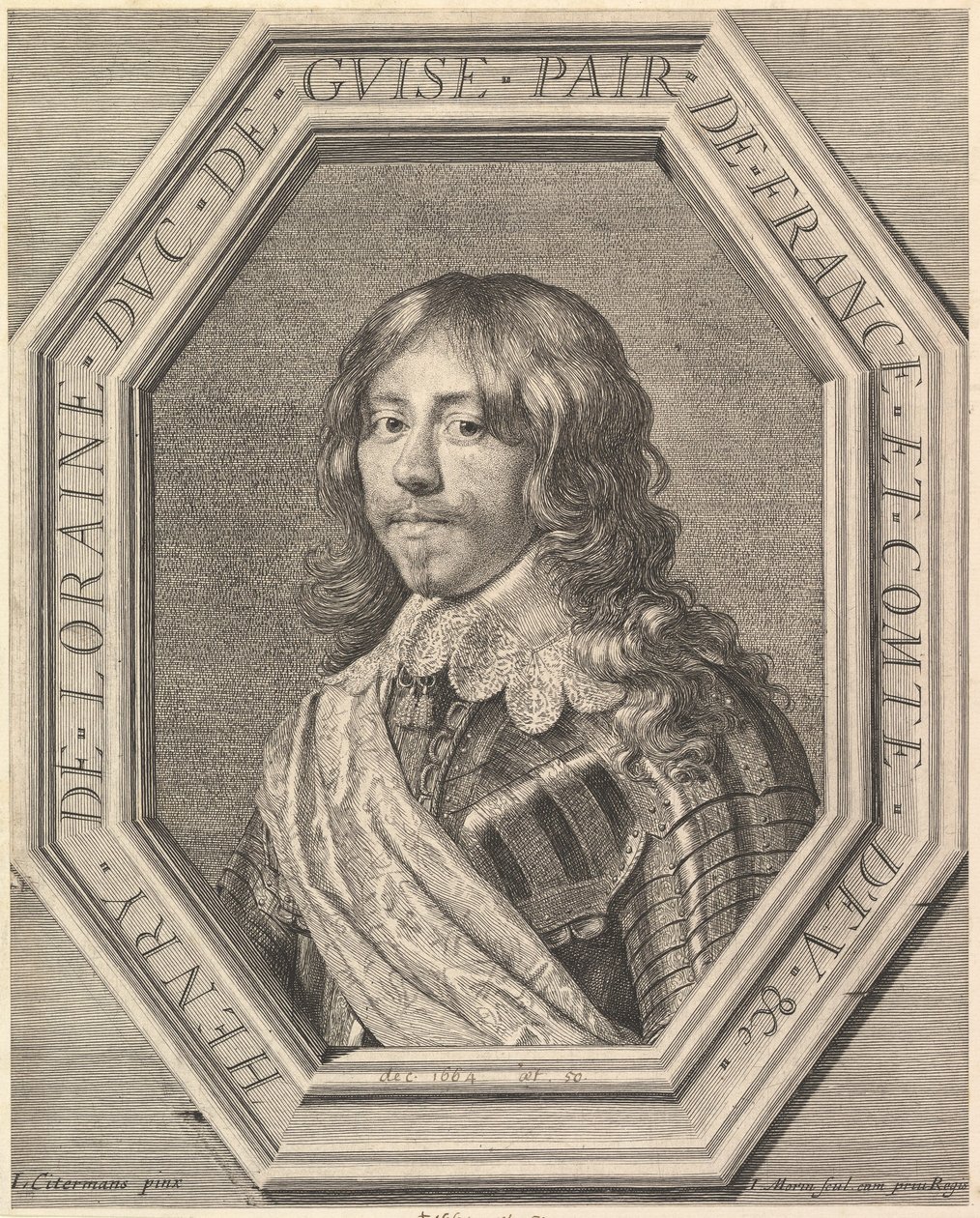 Jindřich II Lotrinský, vévoda z Guise. od Jean Morin