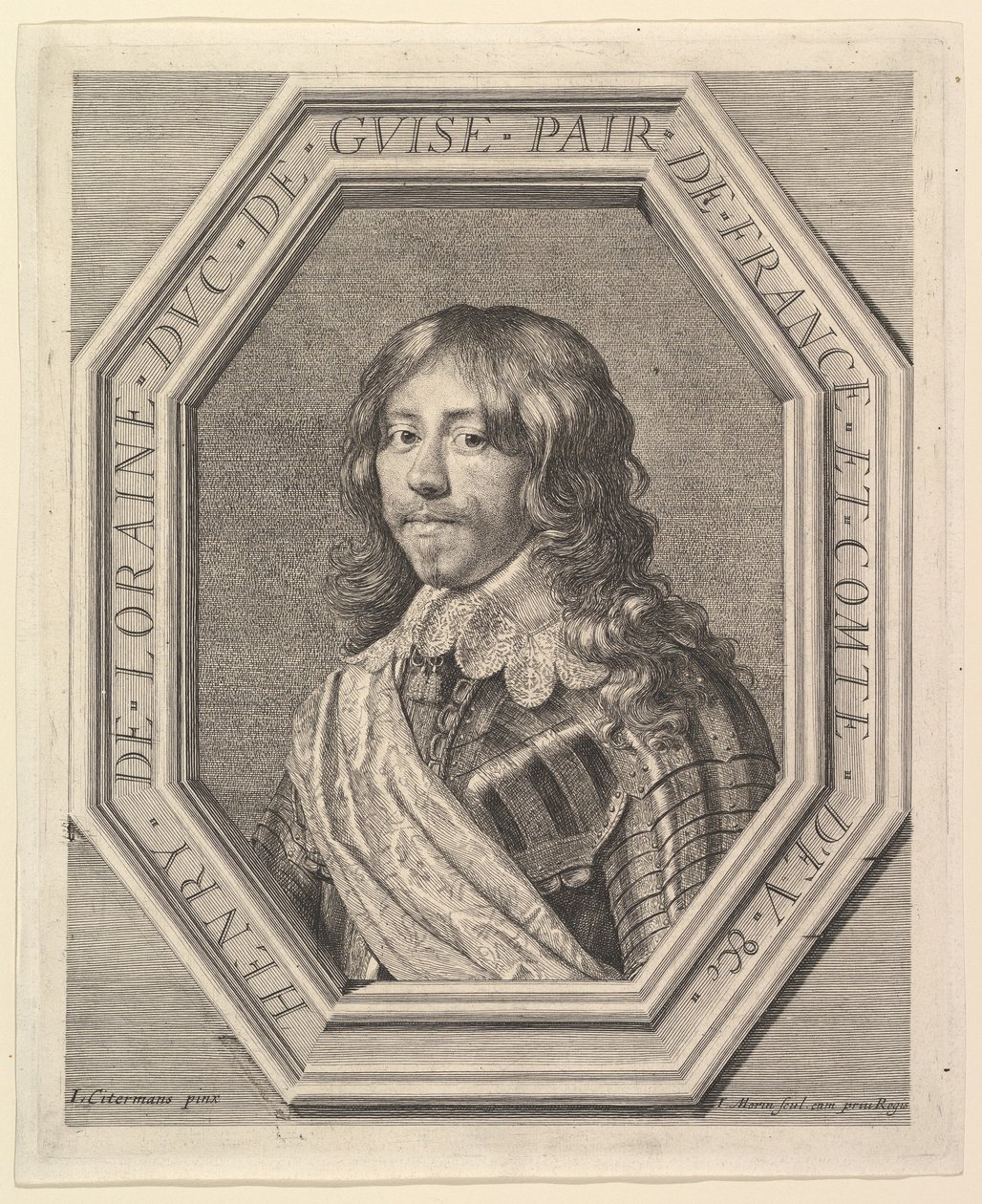 Jindřich II Lotrinský, vévoda z Guise. od Jean Morin