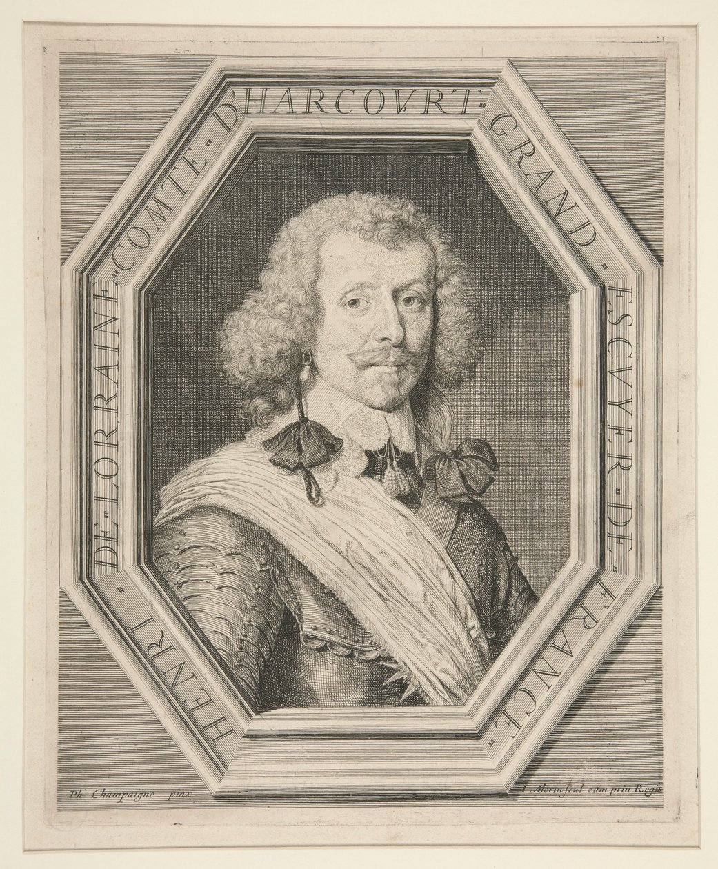 Henri de Lorraine, hrabě z Harcourt, zvaný Cadet la Perle (1601-1666) od Jean Morin