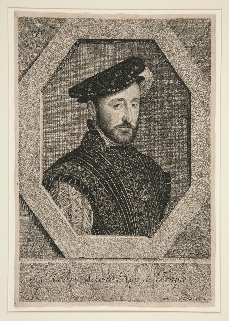 Jindřich II., francouzský král (1519-1559) od Jean Morin