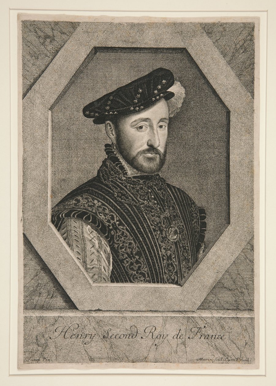 Jindřich II., francouzský král (1519-1559) od Jean Morin
