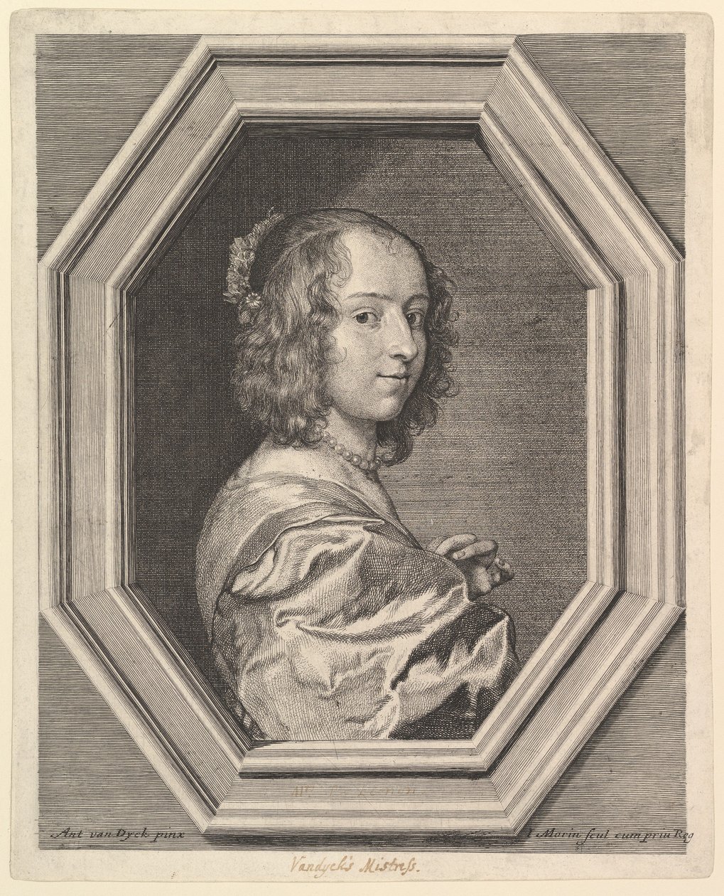 Marguerite Lemon, milenka Antoina van Dycka. od Jean Morin
