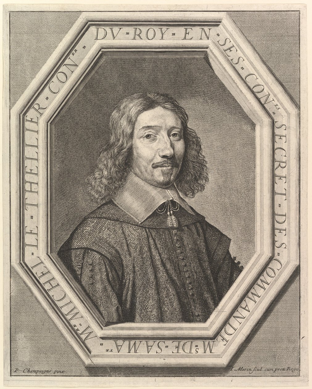 Michel Le Tellier poradce krále. od Jean Morin