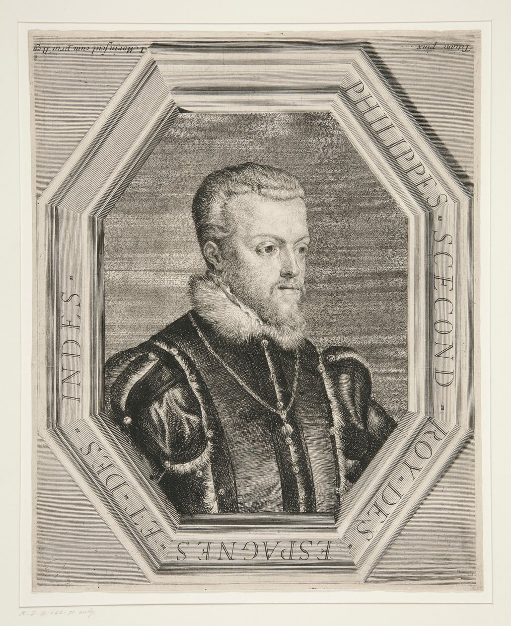 Španělský Filip II od Jean Morin