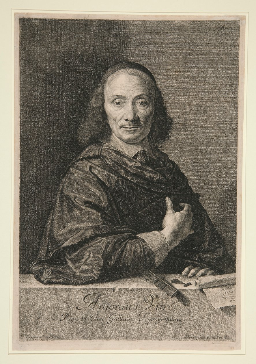 Portrét Antonia Vitra od Jean Morin