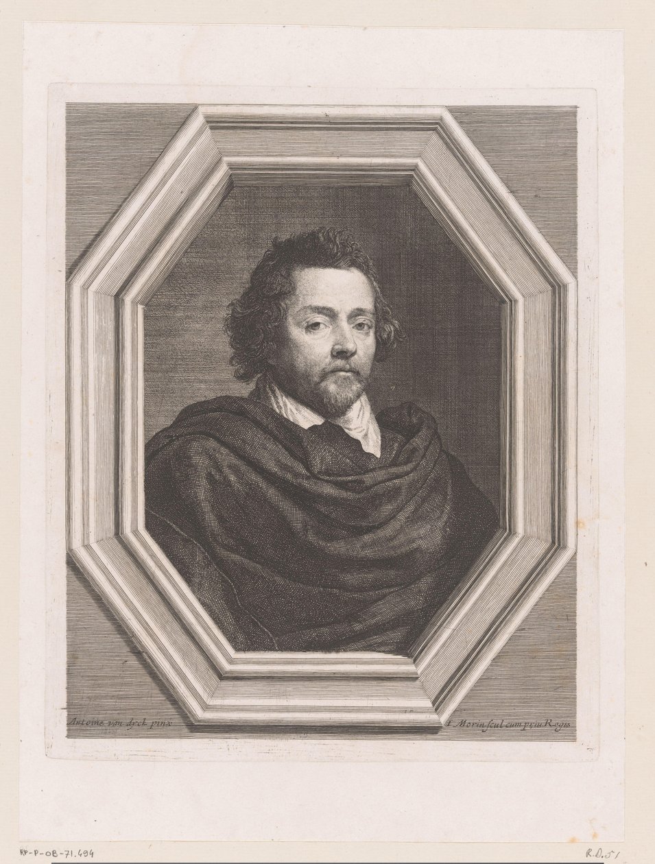 Portrét van Nicolase Chrystina od Jean Morin