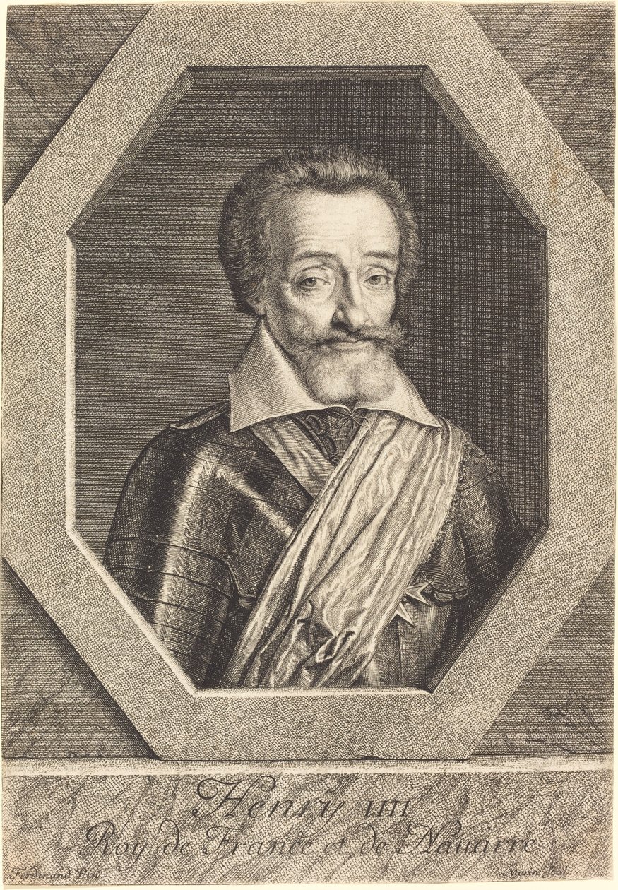 Jindřich IV od Jean Morin after Louis Elle I