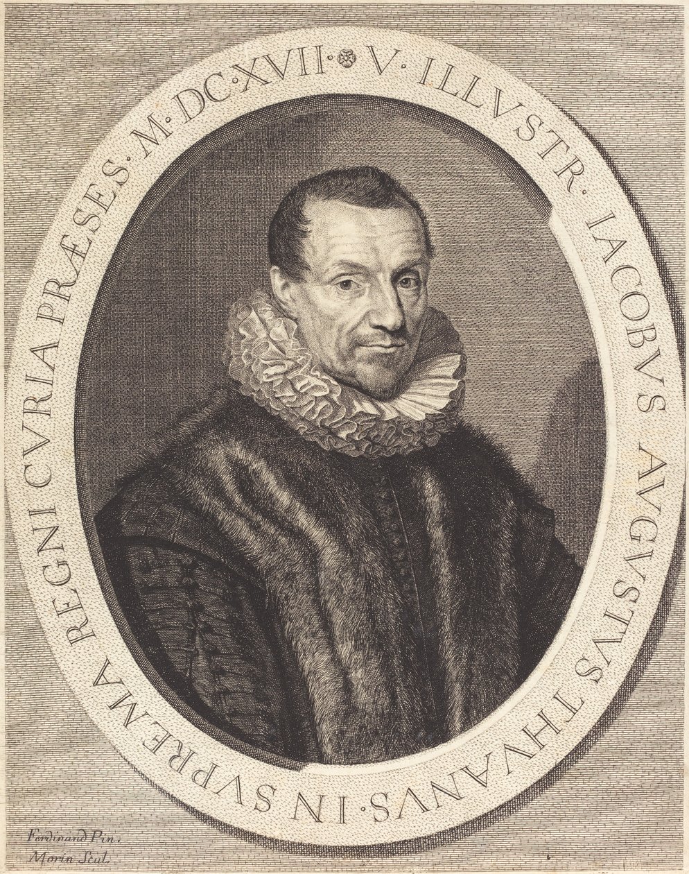 Jacques Auguste de Thou od Jean Morin after Louis Elle I