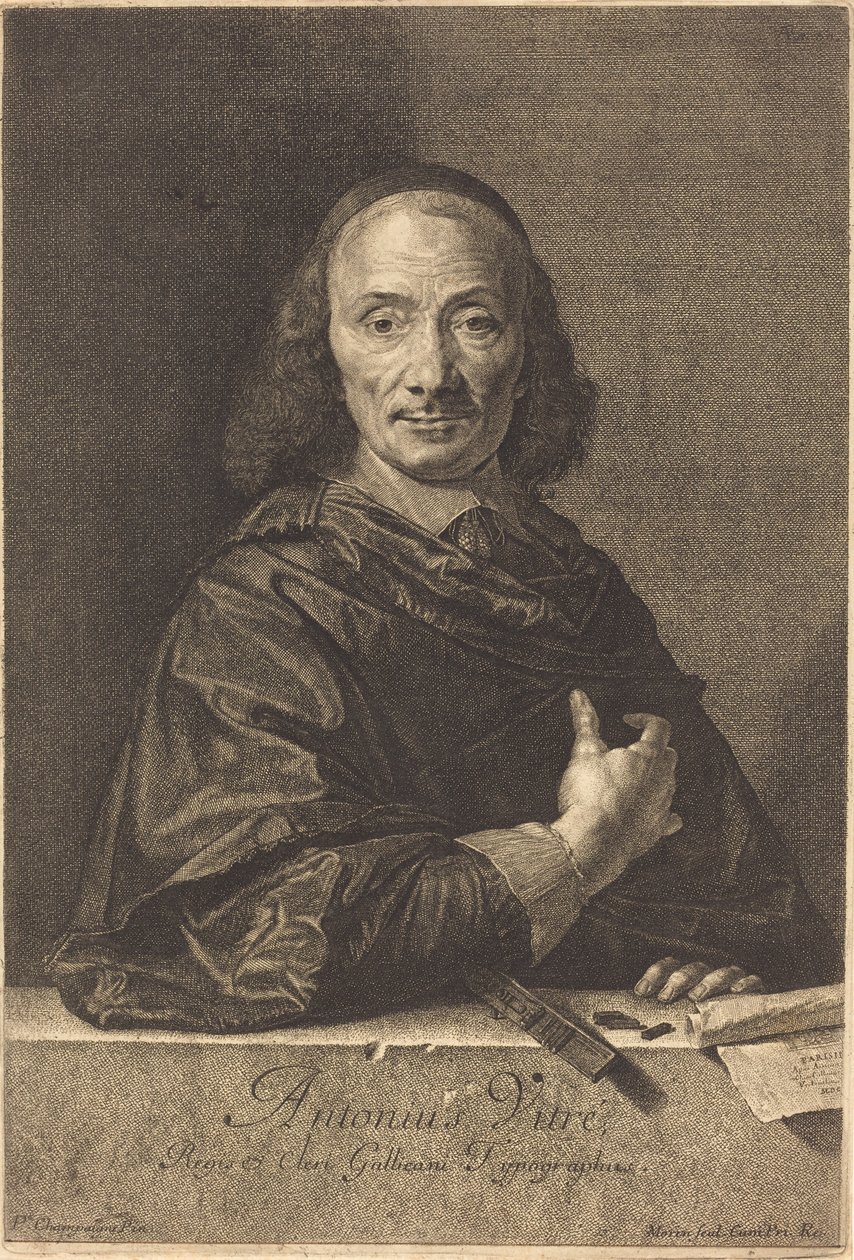Antoine Vitre od Jean Morin after Philippe de Champaigne