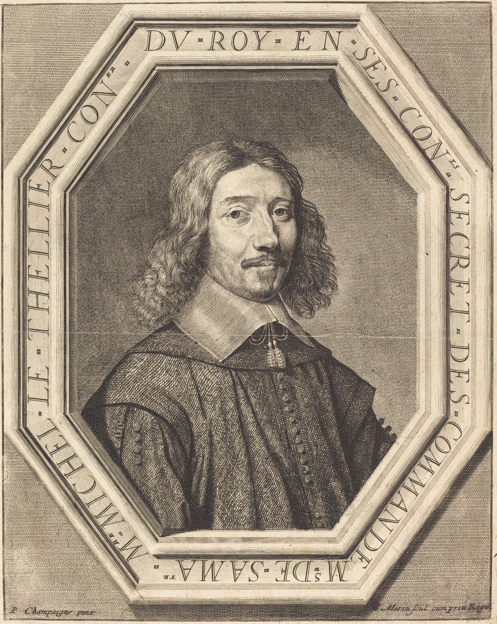 Michel le Tellier od Jean Morin after Philippe de Champaigne