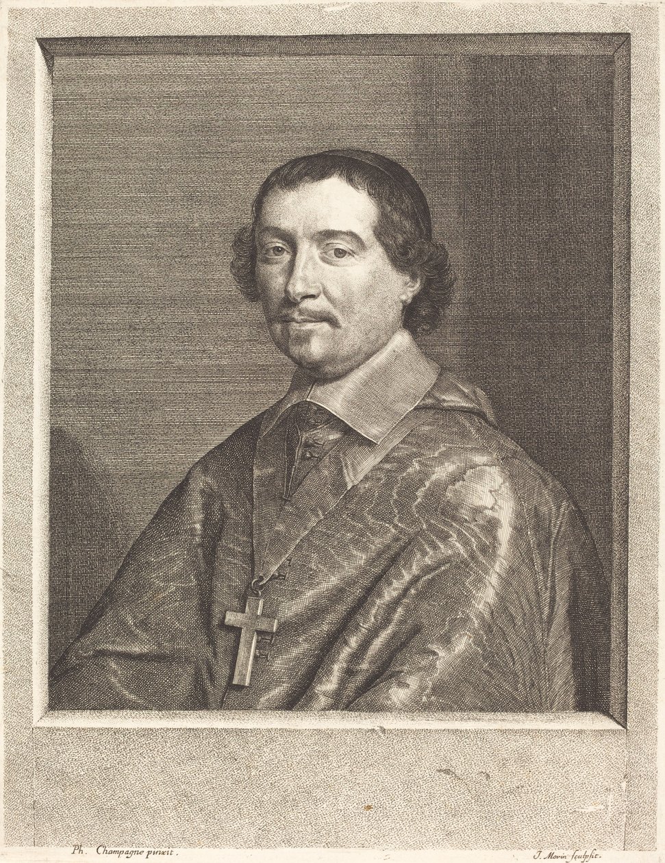 Pierre Berthier od Jean Morin after Philippe de Champaigne