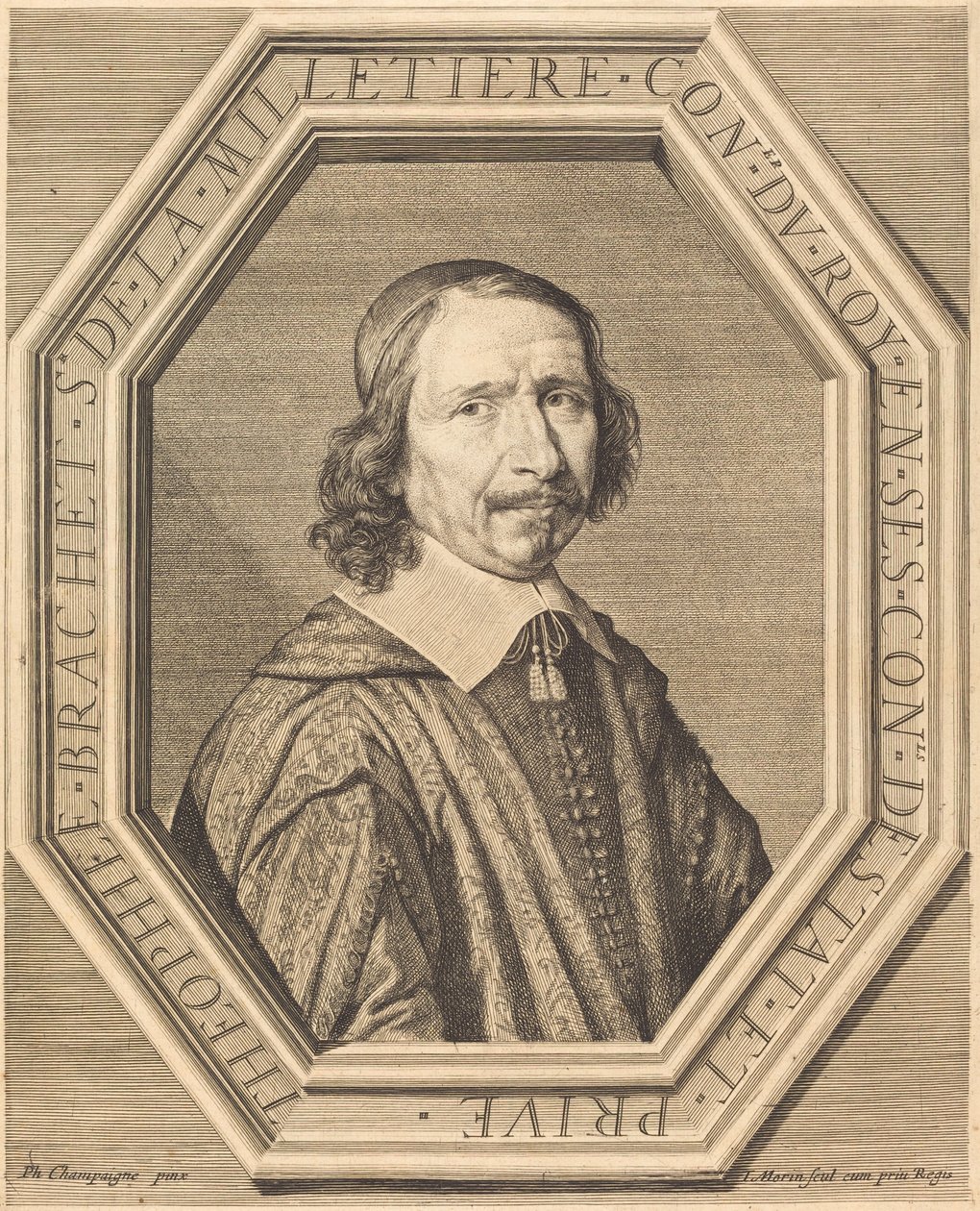 Theophile Brachet de la Milletiere od Jean Morin after Philippe de Champaigne