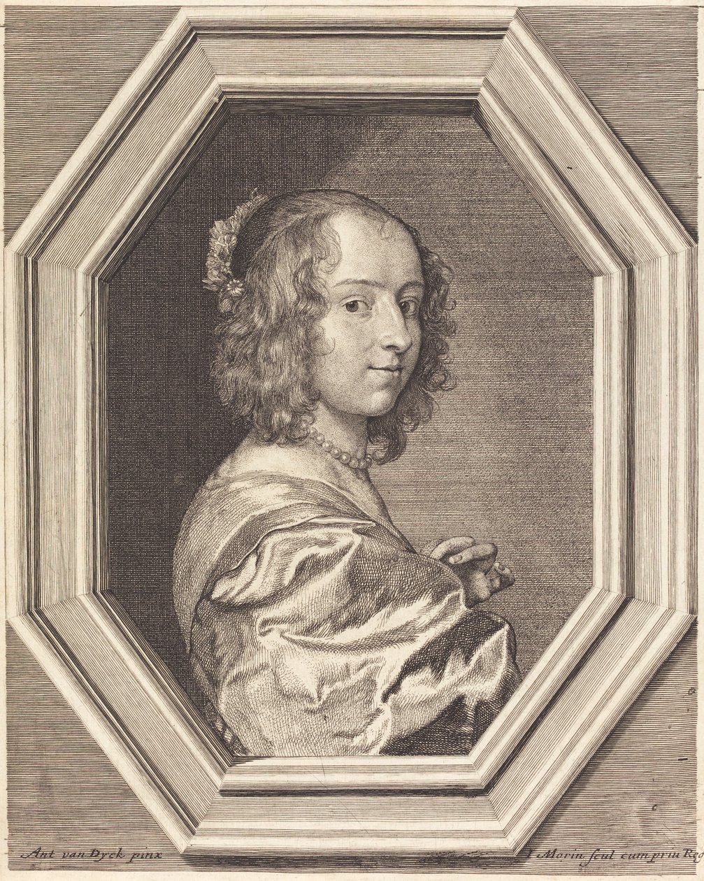 Marguerite Lemon od Jean Morin after Sir Anthony van Dyck