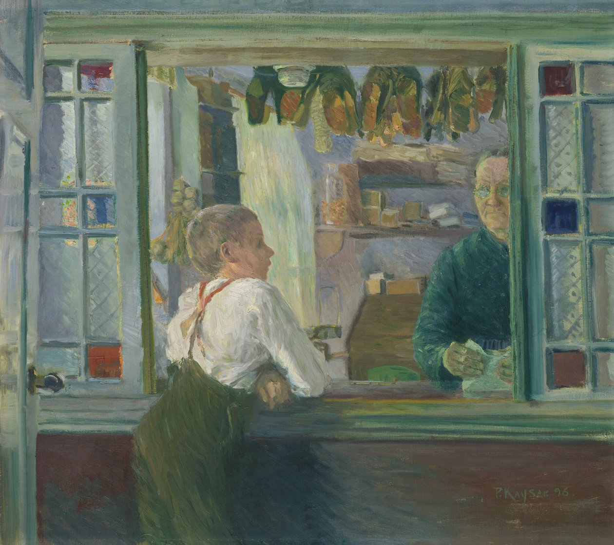 V obchodě s harampádím, 1897 od Jean Paul Kayser