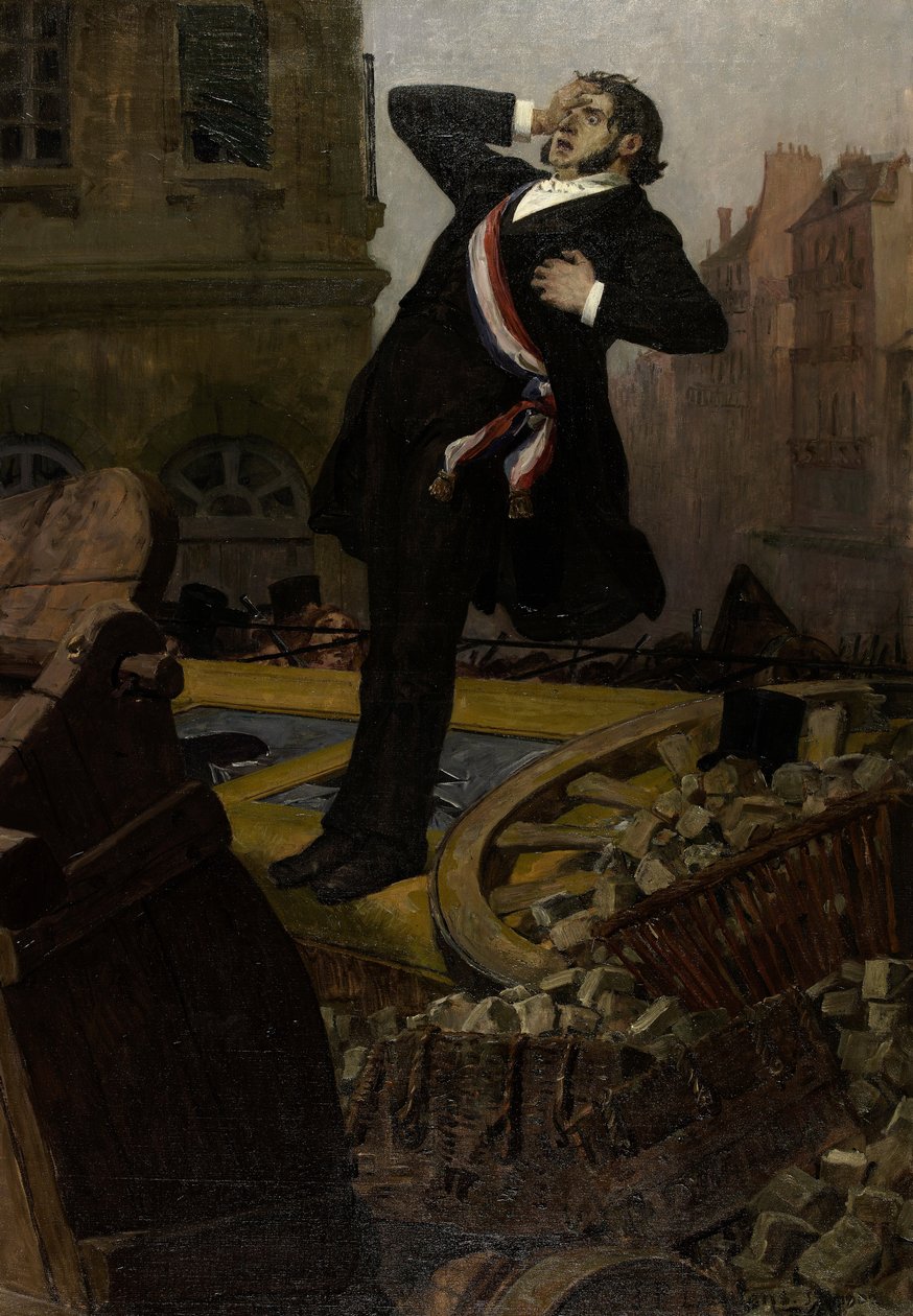Smrt zástupce Alphonse Baudina 3. prosince 1851, 1902. od Jean Paul Laurens