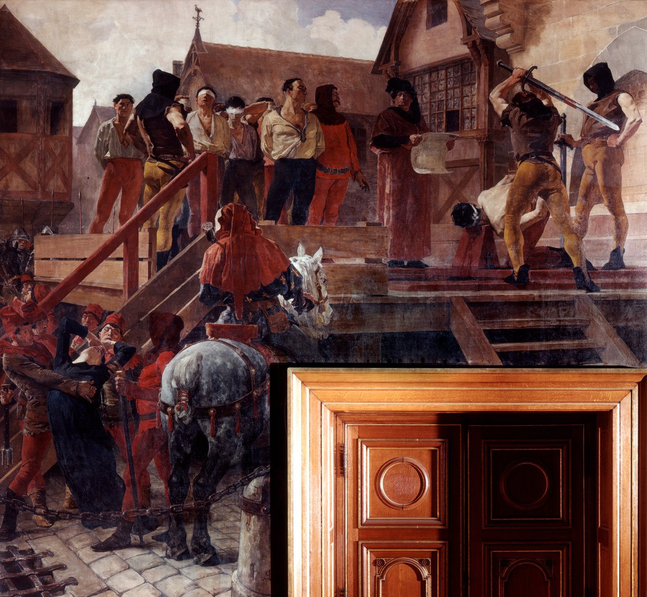 Poprava Jeana Desmartese, 1383 19, začátek 20. století od Jean Paul Laurens