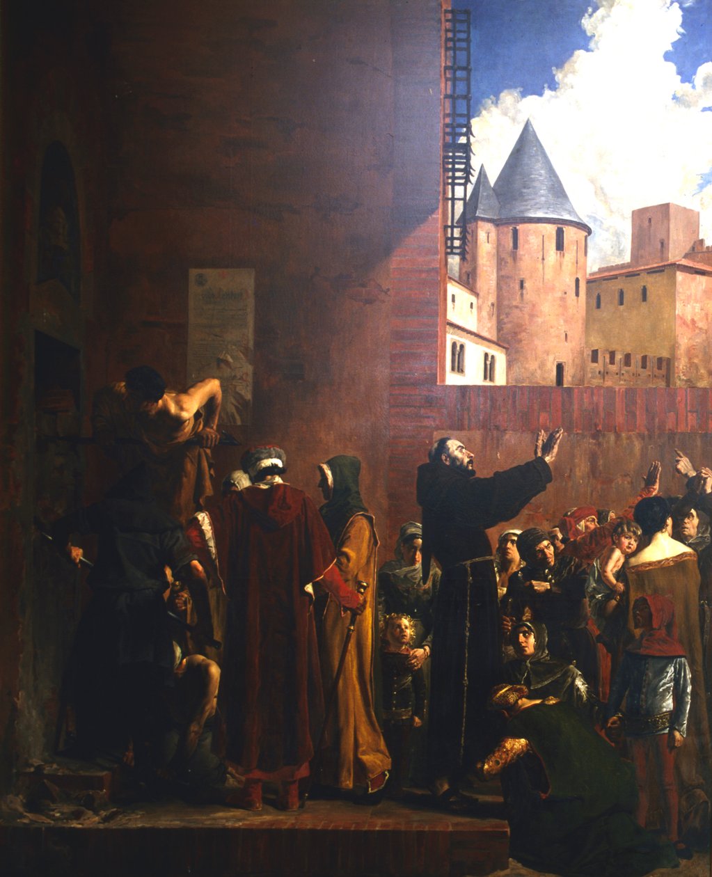 Obléhání Carcassonne, 1209 c1858-1921 od Jean Paul Laurens