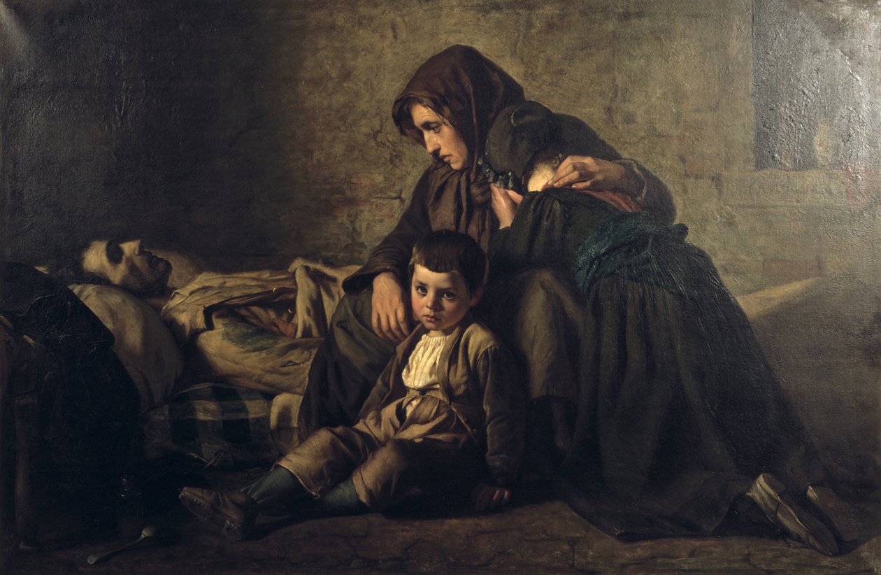 Obraz, název neznámý, polovina 19. století od Jean Pierre Alexandre Antigna