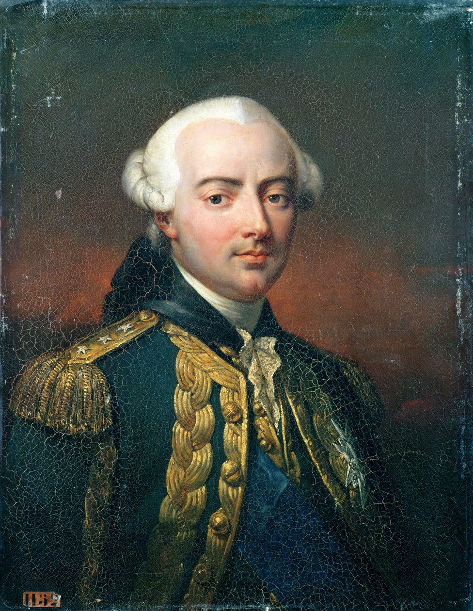 Portrét Charlese Henriho (1729-94) hraběte z Estaingu od Jean Pierre Franque