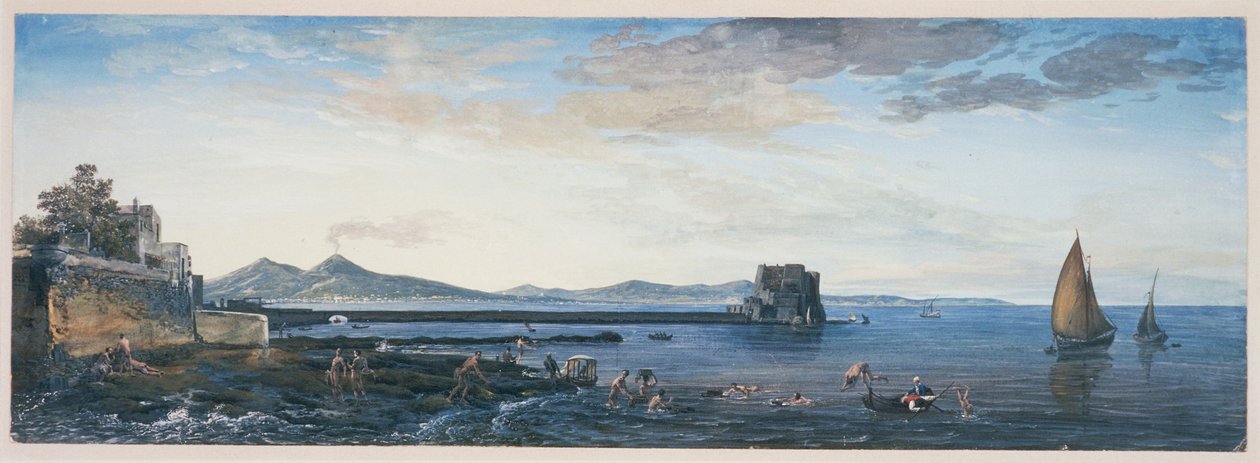 Neapolský záliv, Jean-Pierre Houel od Jean Pierre Houel