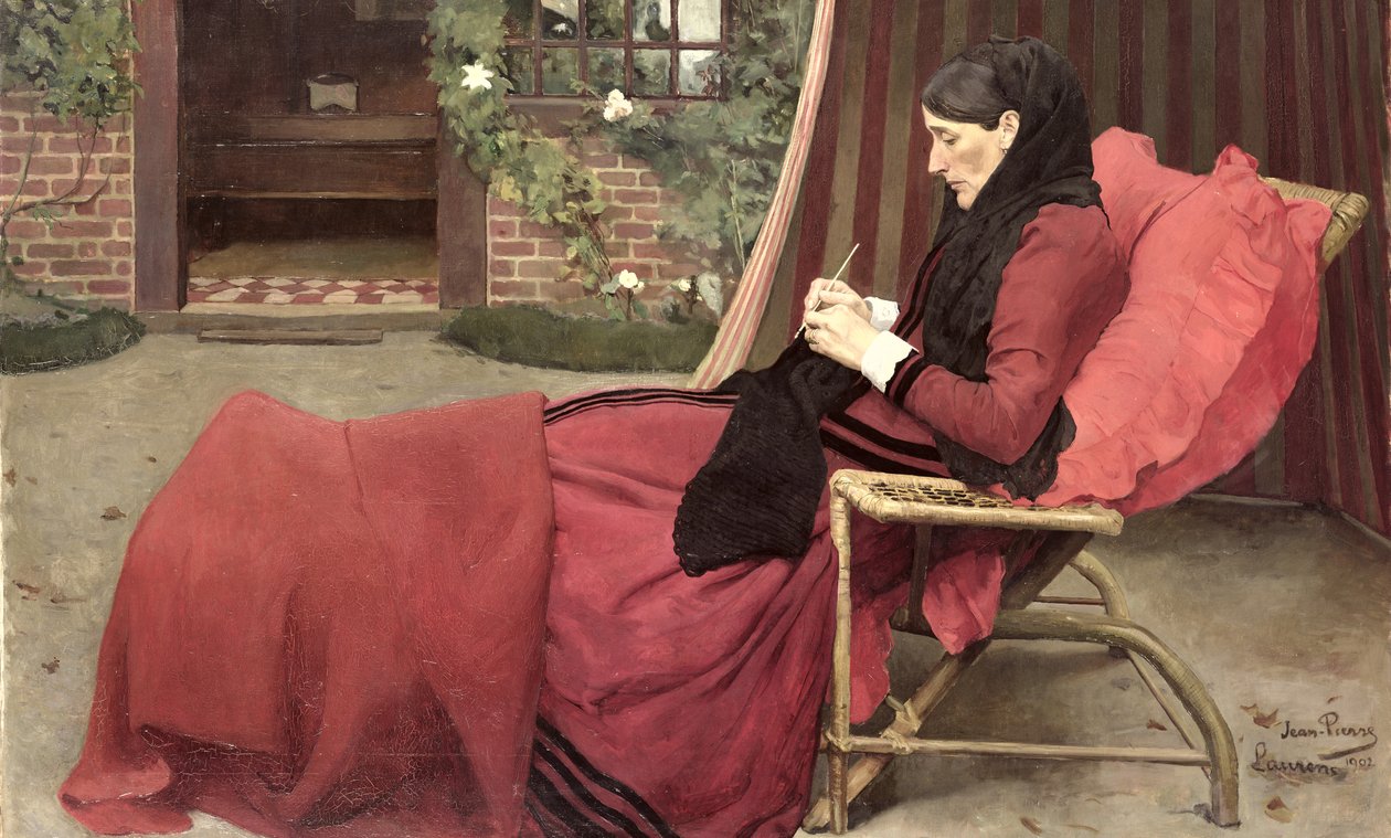 Portrét mé matky, 1902 od Jean Pierre Laurens
