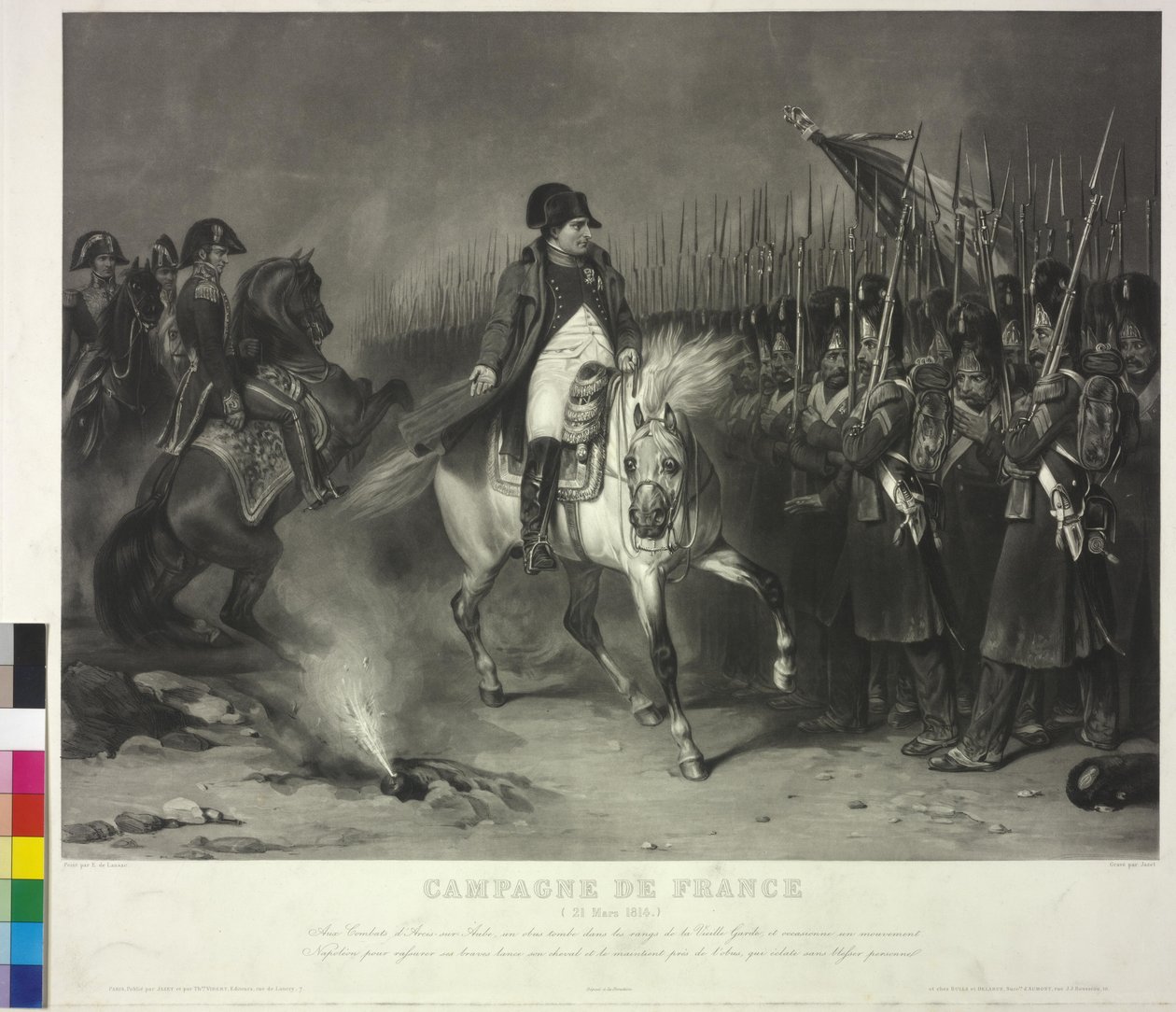 Francouzský císař Napoleon I. Bonaparte (akvatinta) od Jean Pierre Marie Jazet